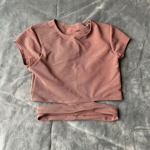 Five dancewear wrap top